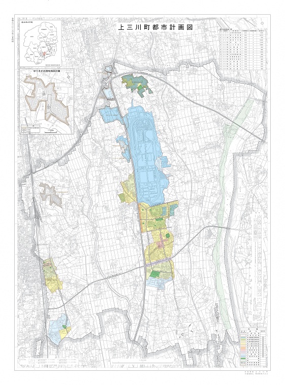 syukusyou上三川町都市計画図25000 syukusyou上三川町都市計画図25000