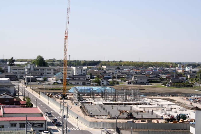4月27日撮影(仮称)上三川町総合保健福祉センター 4月27日撮影(仮称)上三川町総合保健福祉センター