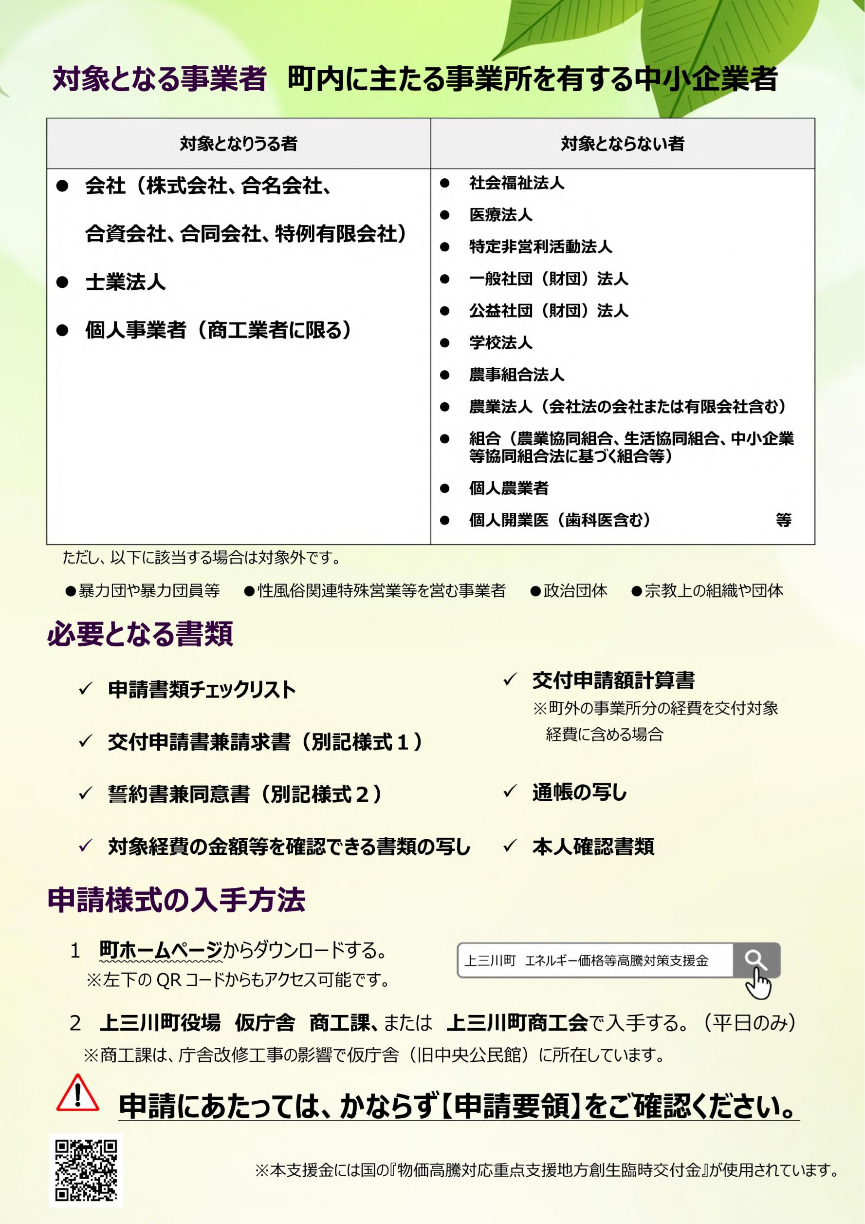 ちらし(裏) ちらし(裏)
